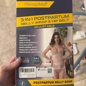 3-1 postpartum belly band wrap and hip belt